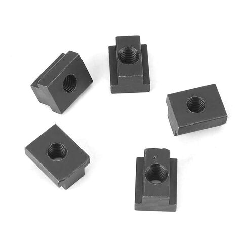 5 pcs Black Oxide Finish T Slot Nuts M8/10 Threads T Sliding Nut Fasteners Fit Into T-slots In Machine Tool Tables(M8) in Saudi Arabia