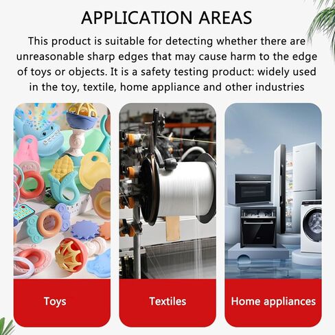 Electric Sharp Edge Tester, Electrical Metal Product Safety Testing Instrument, Visual Panel Design, Precision, Durability and High Accuracy, for Toys, Electrical Appliances in Kuwait