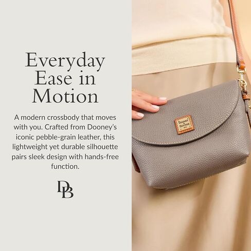 حقيبة يد Dooney & Bourke ، حقيبة سرج Crossbody Crossbody Pebble in Kuwait