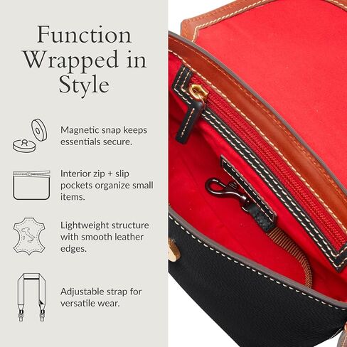 حقيبة يد Dooney & Bourke ، حقيبة سرج Crossbody Crossbody Pebble in Kuwait