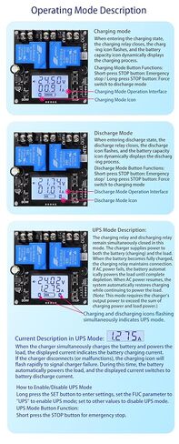 DC10-110V الفولتميتر كولوم متر الجهد فاحص/ مختبر التيار الكهربائي شحن البطارية والتفريغ حماية مؤشر قدرة البطارية in Saudi Arabia