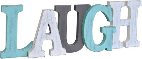 Rustic Wood Hola Sign Decorative Decorative Sign Word Decor ، Wooden Hola Word Sign FreeSting Block Letters Wall Word Word Words Decor ، Multicolored (Hola) in Kuwait