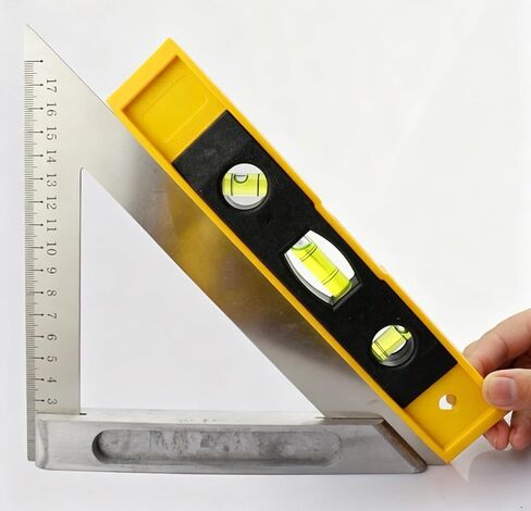9 Inch Torpedo Level, Lelwoy Magnetic Box Level with 45°/90°/180°Bubbles, Shock Resistant Tool for Measuring-1 Pack (Yellow) in Saudi Arabia