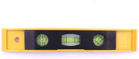 9 Inch Torpedo Level, Lelwoy Magnetic Box Level with 45°/90°/180°Bubbles, Shock Resistant Tool for Measuring-1 Pack (Yellow) in Saudi Arabia