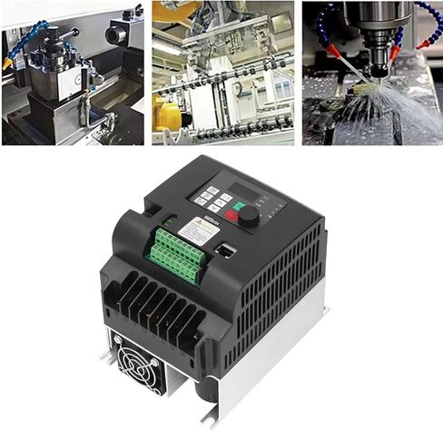 Naroote 2.2KW Vector Frequency Converter, Input 1PH 110V Output 3PH 0-110V Variable Frequency Drive, Cooling Fan Control Inverter with LED Display & PID Controller for Motors Fans in Saudi Arabia