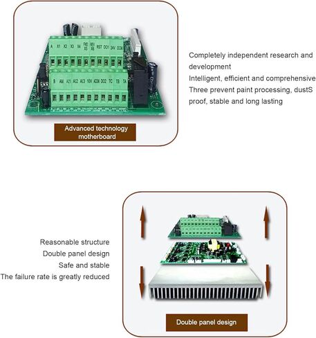 Naroote 2.2KW Vector Frequency Converter, Input 1PH 110V Output 3PH 0-110V Variable Frequency Drive, Cooling Fan Control Inverter with LED Display & PID Controller for Motors Fans in Saudi Arabia