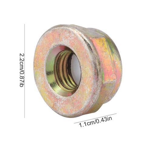 Left Hand Thread Collar Nut, Universal M10x1.25 Left Hand Thread Nut Replacements, Brush Cutter Gear Head Accessories in Kuwait