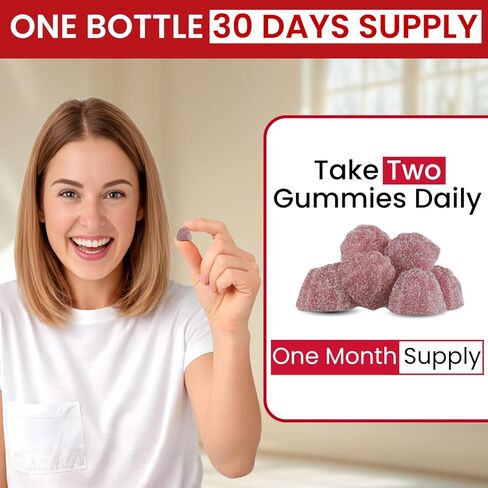 Vitboost Magnesium Citrate Gummies 600mg - 60 Count Magnesium Gummies للاسترخاء ودعم العضلات - نكهة التوت الطبيعية - غير معدلة وراثيًا، خالية من الغلوتين، نباتية in Kuwait