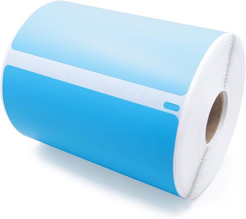 Dymo LV-1744907 Compatible 4x6 Blue Shipping Labels – 220 Direct Thermal Labels, Compatible with Dymo LabelWriter 4XL, Blue Label Rolls for USPS, UPS, FedEx, Etsy & Ebay in Saudi Arabia