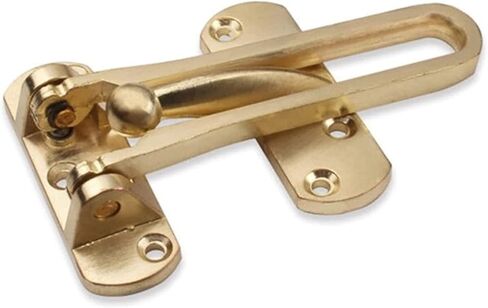 Door Chain Lock,Chain Safe Buckle,Latch Safety Limiter,Household Metal Anti-theft Buckle Door Buckle Hasp Anti-theft Chain Door Chain Anti-lock Concealed Safety Chain (Size :(RED BRONZE ONE SIZE) in Saudi Arabia