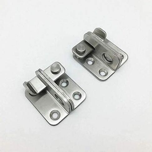 Slide Latch,Gate Bolt Lock,Bolt Sliding Door Lock, 2.8MM Thickening Bolt Lock Hardware Stainless Steel Home Gate Safety Security Anti-Theft Door Guard Home in Saudi Arabia
