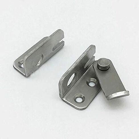 Slide Latch,Gate Bolt Lock,Bolt Sliding Door Lock, 2.8MM Thickening Bolt Lock Hardware Stainless Steel Home Gate Safety Security Anti-Theft Door Guard Home in Saudi Arabia