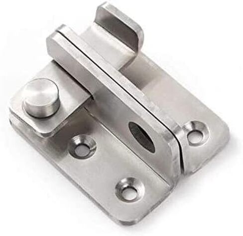 Slide Latch,Gate Bolt Lock,Bolt Sliding Door Lock, 2.8MM Thickening Bolt Lock Hardware Stainless Steel Home Gate Safety Security Anti-Theft Door Guard Home in Saudi Arabia