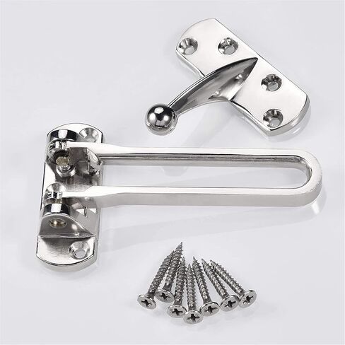 Door Chain Lock,Chain Safe Buckle,Latch Safety Limiter,2 Packs Anti-Theft Buckle, Anti-Theft Chain, Door Chain, Safety Door Buckle, Door Chain Anti-Lock Buckle, Hotel Door Bolt Insurance in Saudi Arabia