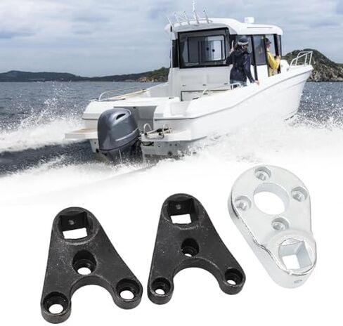 Aramox Outboard Trim Tilt Pin Wrench Tool Set MT0004 MT0006 MT0009, Replaces YB 06175 2B YB 06175 1A YB 06548 for Hydraulic Trim Tilt & Steering End Caps in Kuwait