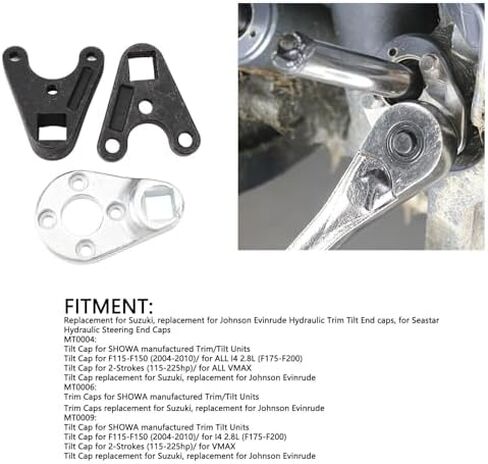 Aramox Outboard Trim Tilt Pin Wrench Tool Set MT0004 MT0006 MT0009, Replaces YB 06175 2B YB 06175 1A YB 06548 for Hydraulic Trim Tilt & Steering End Caps in Kuwait