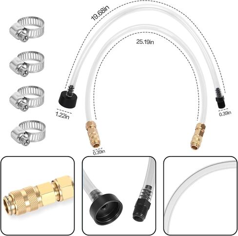 مجموعة تنزف التوجيه الهيدروليكي من Seastar - تنزف التوجيه البحري وصيانة التوجيه الهيدروليكي، موصلات سريعة مانعة للتسرب، متوافقة مع أنظمة التوجيه الهيدروليكية Seastar وغيرها in Kuwait