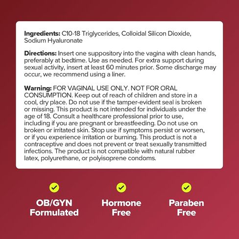 تحميلة O Positiv URO المهبلية المرطبة بحمض الهيالورونيك تدعم الترطيب المهبلي والراحة اليومية والعلاقة الحميمة الأسهل - 10 تحاميل in Kuwait