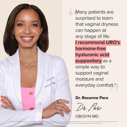 تحميلة O Positiv URO المهبلية المرطبة بحمض الهيالورونيك تدعم الترطيب المهبلي والراحة اليومية والعلاقة الحميمة الأسهل - 10 تحاميل in Kuwait