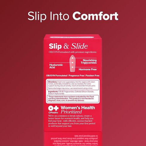 تحميلة O Positiv URO المهبلية المرطبة بحمض الهيالورونيك تدعم الترطيب المهبلي والراحة اليومية والعلاقة الحميمة الأسهل - 10 تحاميل in Kuwait