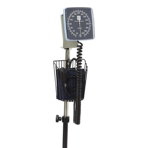 Medline Mobile Aneroid Blood Pressure Monitor, Stand Included, Precise, Portable, and User-Friendly BP Cuff with Clear Gauge, Adult Size in Saudi Arabia