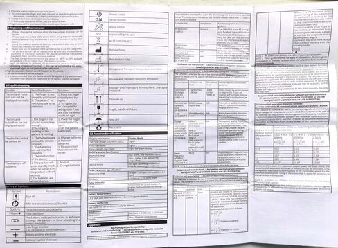 CONTEC CMS50M Fingertip Pulse Oximeter SpO2 and PR Value Blood Oxygen Monitor Neck/Wrist Cord LED Display Gray White color (Gray) in Kuwait