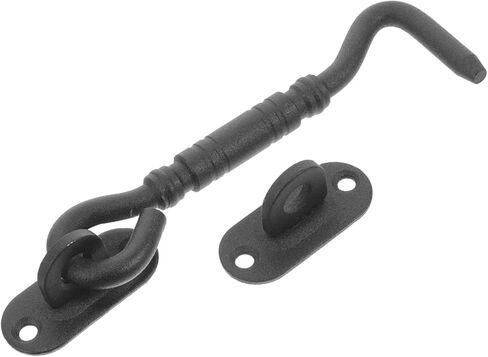 Lurrose 2pcs Stainless Steel Door Latch Versatile Hook Lock for Barn Doors Easy Installation Stainless Steel Multi-Functional Design for Enhanced Security in Saudi Arabia