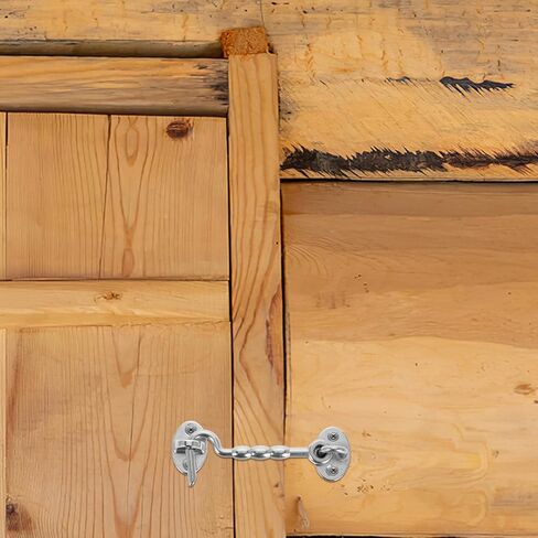316 Stainless Steel Windproof Hook Latch for Doors and Windows Heavy Duty Eye Hook with Mounting Screws for Barns and Marine Applications in Saudi Arabia