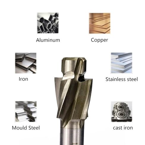 القاطع HSS Counterbore نهاية مطحنة M3-M12 الطيار الشق أداة وسع نهاية المطاحن CNC راوتر بت أداة طحن in Kuwait