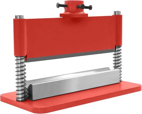 طقم ملحقات مكابح الضغط مقاس 12 بوصة، ملحقات المكابس الهيدروليكية العالمية، أداة أجزاء الفرامل المعدنية شديدة التحمل لمعظم مكابس ورشة العمل الهيدروليكية القياسية 12 أو 20 طن (أحمر) in Kuwait