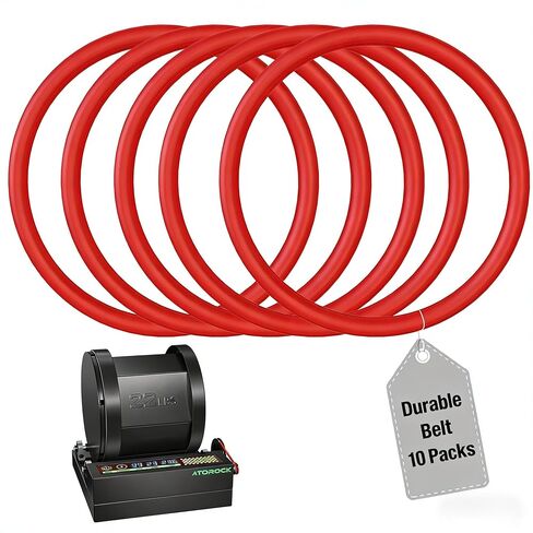 10 Packs of Rock Tumbler Replacement Belts, Only Compatible with Atorock RA3 Rock Tumbler in Kuwait