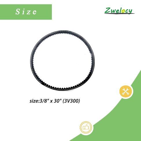 3VX300 Cogged V-Belt, 3/8 X 30 – Industrial Drive V-Belts for Compressors, Blowers, Generators, Vacuum Systems, Pumps, Heat Exchangers, and Heavy-Duty Power Transmission in Kuwait