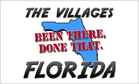 ملصق The Villages Florida - Been There, Done That ملصق من الفينيل مقاس 5 بوصات in Saudi Arabia
