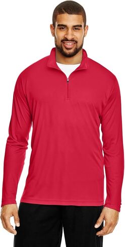 Team 365 Men's Zone Performance Quarter-Zip 4XL SPORT RED in Saudi Arabia