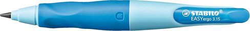 Handwriting Pencil - STABILO EASYergo 3.15 - Right Handed - Light Blue/Dark Blue + Sharpener in Saudi Arabia