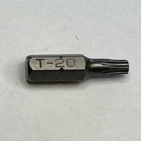 T20 Torx Screwdriver Bit, 1 inch, Black (5) in Saudi Arabia