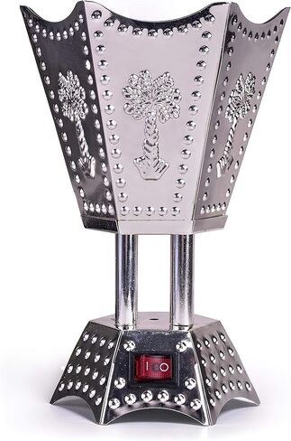 Am Bakhoor Electric Beagens Burner - Oud Florkense Resin Burner 6.5 بوصة (Hexagon) (النحاس) in Kuwait