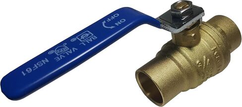 1 قطعة صمام كروي للعرق 3/4 بوصة، نحاس، منفذ كامل، 600 WOG، (ماء، زيت، غاز)، 1/4 دورة، حزمة واحدة in Kuwait