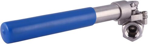 ARITA Spring Return "Deadman" Handle Ball Valve 1/2", Stainless Steel 304 Full Port 1500PSI for Water, Oil & Gas, Female NPT in Kuwait