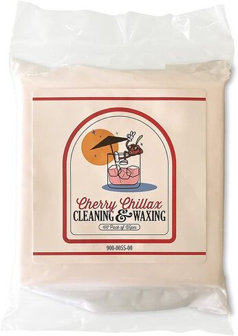 Cherry Chillax Pinball Machine Cleaning & Waxing Wipes, 100 Count Pack in Kuwait