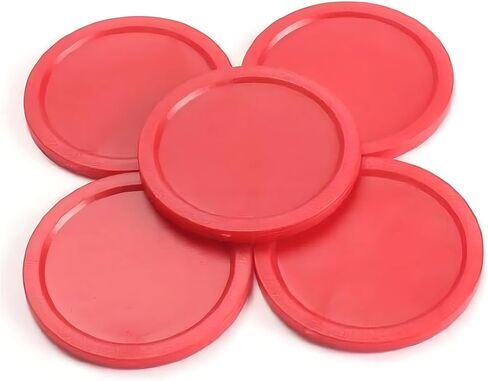 5Pcs Air Hockey Table Pucks, 2-inch, 50mm, for Arcade Tables, Convenient and Attractive Air Hockey Arcade in Saudi Arabia