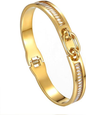 أساور Hotoo Gold Flower أساور متعددة الطبقات واسعة للنساء مجوهرات سهلة المفتوحة غير القابلة للتكديس لهدايا عيد ميلاد عيد الميلاد in Kuwait