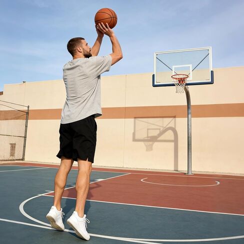 Mens Athletic Shorts Quick Dry Running Shorts with Zipper Pockets Lightweight for Gym Workout Basketball in Saudi Arabia