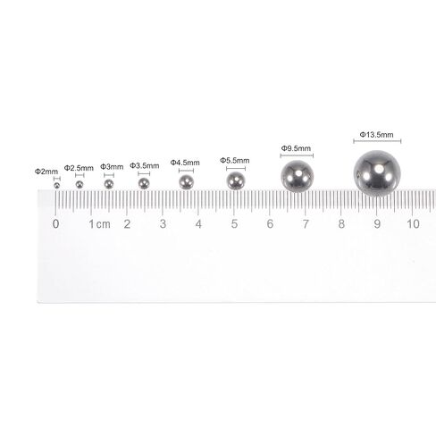 500pcs 2.5mm 201 Stainless Steel Bearing Balls G200 Precision in Saudi Arabia