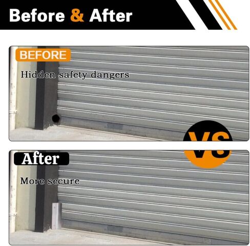 2 قطعة باب المرآب القوارض الحرس ، الثقيلة الفولاذ المقاوم للصدأ باب المرآب ختم الماوس وحارس الأفعى ، مجموعة حماية الختم الدائم in Saudi Arabia