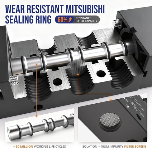 4V210-08 تيار مستمر 12 فولت هوائي صمام الملف اللولبي الهوائي 1/4 "NPT ، ملف واحد يعمل بالطيار كهربائي 2 موضع 5 طرق عدة نوع صندوق وصلات in Kuwait