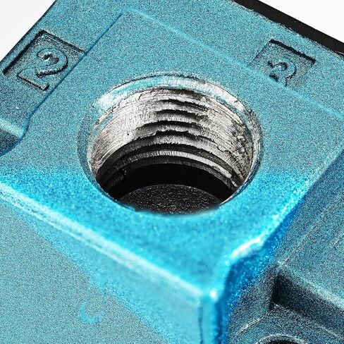 DC 12V 5.4W Solenoid Valve, 3-Port Electronic Boost Control Solenoid Valve, Carbon Steel Dispensing Machine Valve with Brass Fitting, 6mm Threaded Connector (35A-AAA-DDBA-1BA) in Kuwait