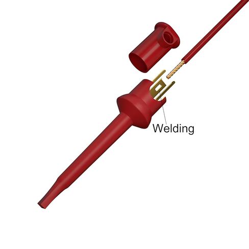 يؤدي اختبار السيارات 3.5 قدم، قابس الموز 4 مم لاختبار مشابك الخطاف، مجموعة أسلاك توصيل اختبار الموز متعددة التحمل لاختبار فلوك/أسترو آي/إنوفا/كلاين، اختبار كهربائي قطعتين in Kuwait