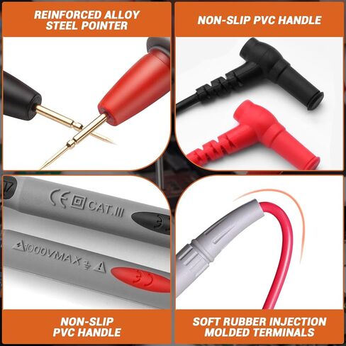 Multimeter Leads, Volt Meter Leads, Test Kit for Electrical Circuit Testing and Maintenance in Saudi Arabia