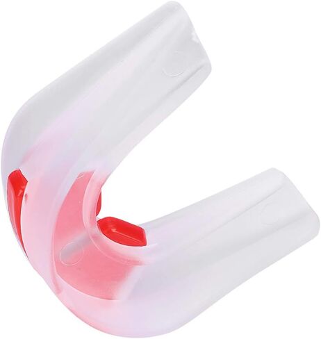 Akozon Double Boxing Mouthguard, Sided Adult Mouth Guard Eathing Exerciser Incentive Boxing Taekwondo Combat Accessory Ng Spirometer Teeth Tooth Protector in Kuwait